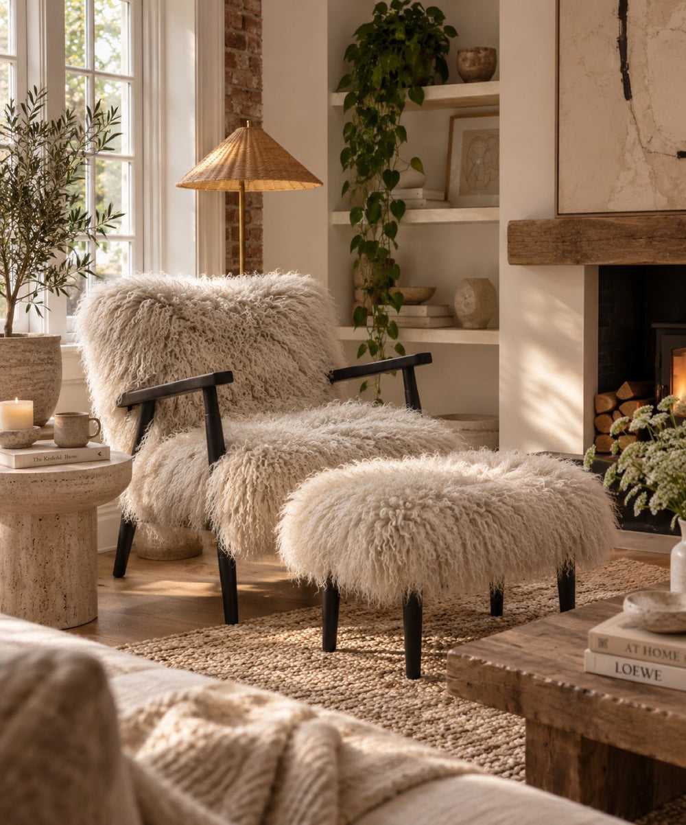 The Chair with Footstool